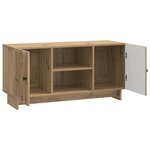 vidaXL Meuble TV 102 x 34 5 x 50 cm Chêne artisanal Bois d'ingénierie
