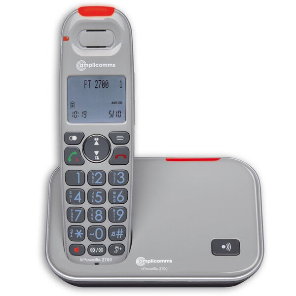 Téléphone fixe senior sans fil powertel 2700 de amplicomms