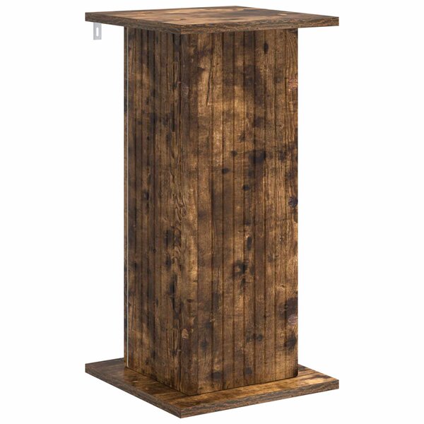 vidaXL Support de Plante Chêne fumé 30 5 x 30 x 60 5 cm