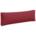 vidaXL Coussins de palette lot de 3 rouge bordeaux tissu