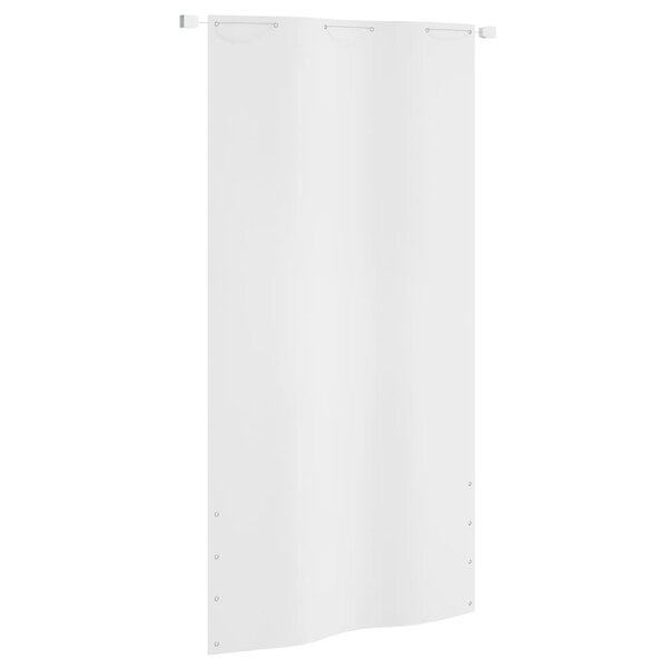 vidaXL Écran de balcon Blanc 120x240 cm Tissu Oxford