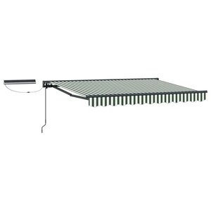 vidaXL Auvent rétractable électrique 3 5 x 2 5 m