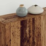 vidaXL Meuble TV Montage mural 4 Pièces Bois Ancien Bois d'ingénierie