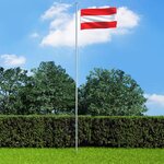 vidaXL Drapeau Autriche 90x150 cm