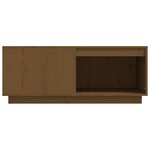vidaXL Table basse Marron miel 100x101x40 5 cm Bois massif de pin