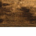 vidaXL Bureau mural Chêne fumé 100 x 45 x 30 cm Bois d'ingénierie