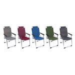Bo-Camp Chaise de camping pliable Copa Rio Classic Gris
