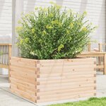vidaXL Jardinière 80x80x45 5 cm bois de pin massif