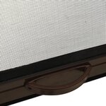 Vidaxl moustiquaire à rouleau pour fenêtres marron 60x150 cm