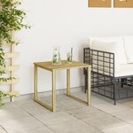 vidaXL Table de bain de soleil 50 5x50 5x46 cm en bois de pin imprégné