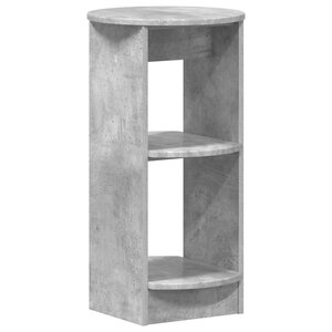 vidaXL Meuble d'appoint Gris Béton Bois d’ingénierie