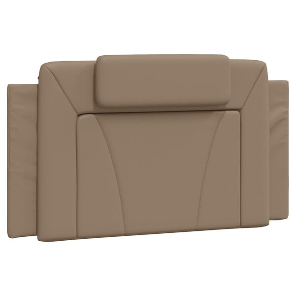 vidaXL Coussin de tête de lit Viana cappuccino 100 cm similicuir