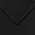 vidaXL Couvertures à jeter 6 Pièces Noir 200 x 150 cm Toison