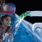 Intex Cascade de piscine à LED multicolore 28090