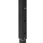 vidaXL Tente de réception pliable avec parois Noir 3x6 m