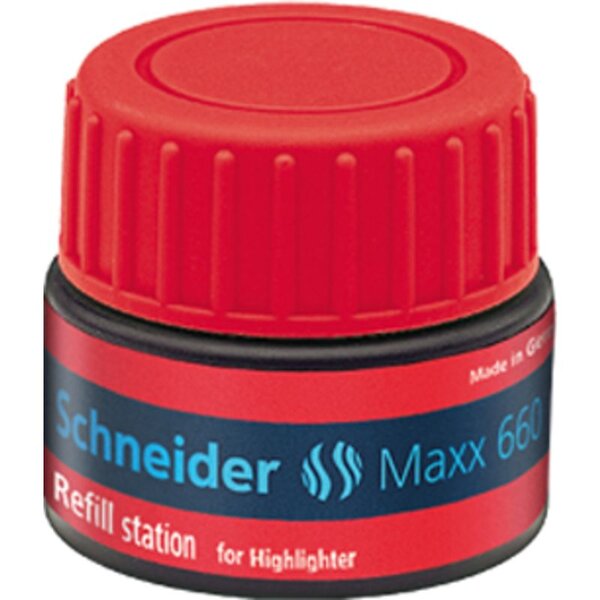 Station de recharge Maxx 660 rouge pour Surligneur JOB SCHNEIDER
