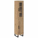vidaXL Haut Armoire Chêne artisanal 34 5 x 34 x 180 cm