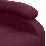 vidaXL Fauteuil Violet Tissu