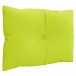 vidaXL Coussins de palette lot de 3 vert vif tissu