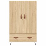 vidaXL Buffet haut chêne sonoma 69 5x31x115 cm bois d'ingénierie