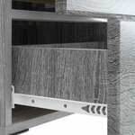 vidaXL Cabinet de chevet avec tiroir Sonoma gris 43 x 34 5 x 47 5 cm