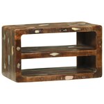 vidaXL Meuble TV 60 x 32 x 36 cm Bois massif de récupération