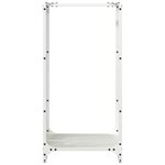 vidaXL Portant de bois chauffage blanc 40x30x80 cm