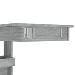 vidaXL Table bar murale Sonoma gris 102x45x103 5 cm Bois d'ingénierie