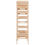 vidaXL Casier à vin 61 5x30x107 5 cm Bois de pin massif