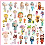 Djeco DJ09286 - Stickers Le Petit Monde des Tinyly