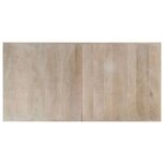 vidaXL Table à dîner Blanc 160x80x75 cm Bois de manguier massif