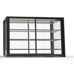 Vitrine chaude extra large série integra 3 niveaux et 2 portes - 1200x900 mm - sayl -  -