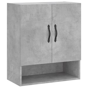 vidaXL Armoire murale gris béton 60x31x70 cm bois d'ingénierie