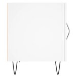 vidaXL Tables de chevet 2 Pièces blanc 40x40x50 cm bois d’ingénierie