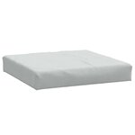 vidaXL Coussins de palette lot de 3 gris clair mélangé tissu
