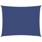 vidaXL Voile de parasol tissu oxford rectangulaire 6x8 m bleu