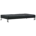 vidaXL Housse de Table Uni Noir 122 x 72 x 15 cm tissu