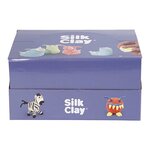 Set 12 pâtes à modeler Silk Clay - Couleurs basiques et néons