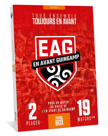 Coffret cadeau - TICKETBOX - En Avant Guingamp