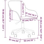 vidaXL Chaises pivotantes à manger lot de 2 Vert clair Velours