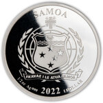 Pièce de monnaie en Argent 1 Dollar g 15.57 (1/2 oz) Millésime 2022 Venomous and Poisonous KING COBRA
