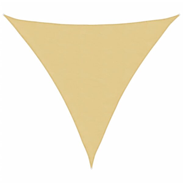 vidaXL Voile d'ombrage sable 6x6x6 m 100   polyester oxford