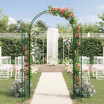 vidaXL Arche de jardin Uni Vert 115 x 37 x 226 cm