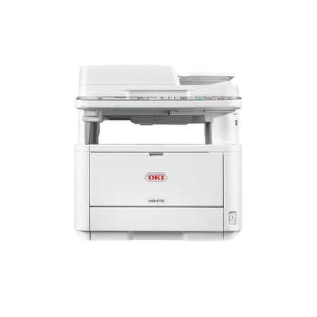 Oki imprimante multifonctionenmb472dnwlasermonochromeethernetwifirecto/versoa4