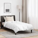 vidaXL Couette Autre avec oreiller 2 Pièces Blanc 140 x 200 cm Bas