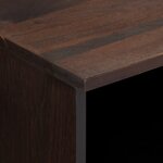 vidaXL Meuble TV marron 100x34x46 cm bois massif manguier
