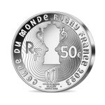 Coupe du monde de rugby france 2023 - monnaie de 50€ argent 5oz