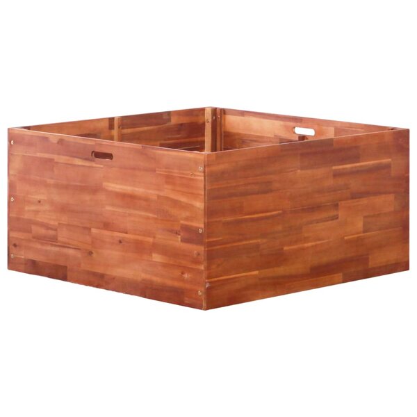 vidaXL Lit surélevé de jardin Bois d'acacia 100x100x50 cm
