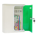 Rottner splashy boîte aux lettres blanche vert néon