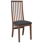 vidaXL Chaises à manger coussins 2 Pièces marron bois massif caoutchouc